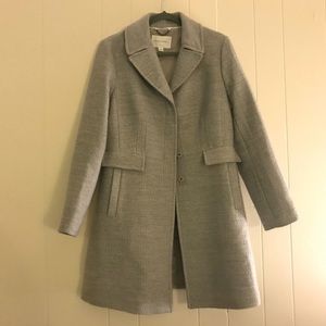 ✨ Gray Banana Republic pea coat women’s large ✨